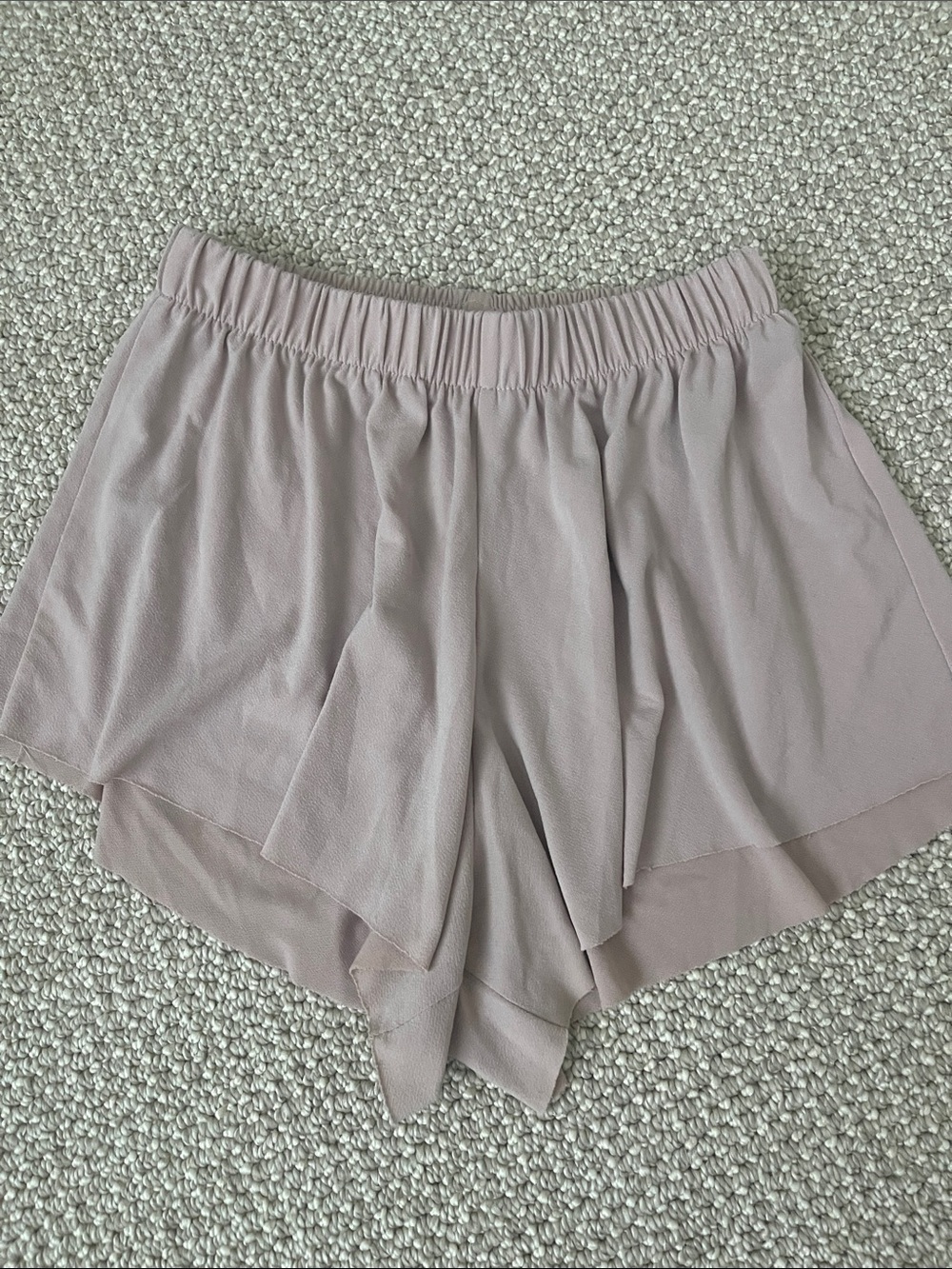 Brandy Melville Dusty Mauve Layered Sleep Shorts